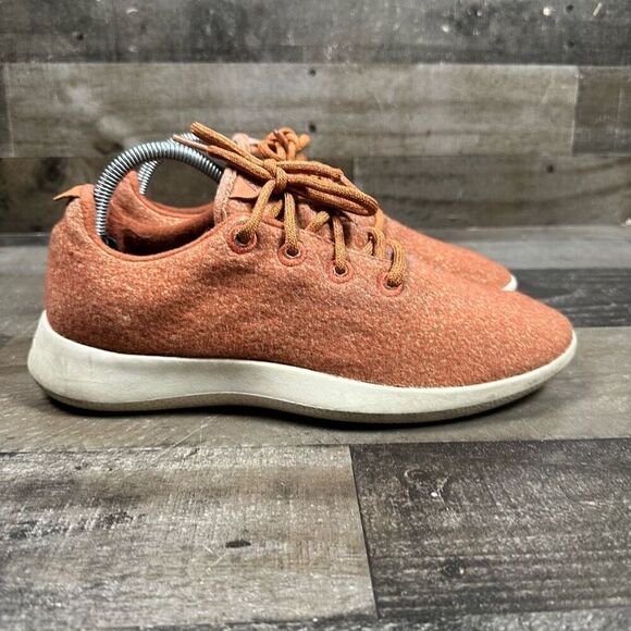 Allbirds Women’s Size 10 Wool Runner Athletic Shoes Rust Orange Comfort Sneakers - Picture 1 of 9